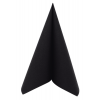 Serviette couleur noir - 40 x 40 cm