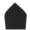 Serviette de table 2 plis couleur noir 38x38 cm