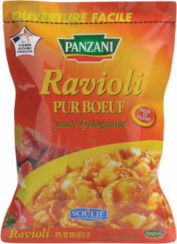 Ravioli pur boeuf sauce bolognaise