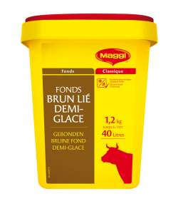 Fonds brun lié demi-glace