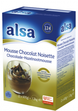 Mousse chocolat noisette