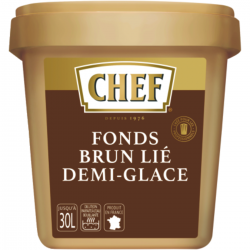 Fonds brun lié demi-glace