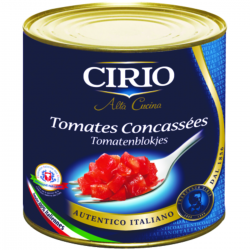 Pulpe de tomates concassées