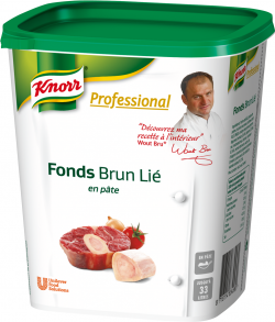 Fonds brun lié en pâte